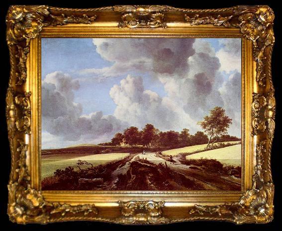 framed  Jacob Isaacksz. van Ruisdael Weizenfelder, ta009-2
